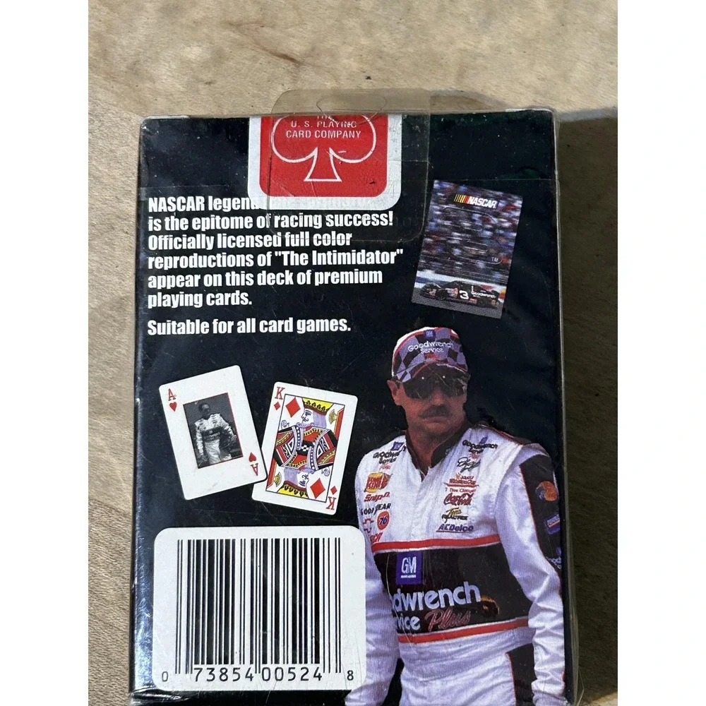 Vintage Dale Earnhardt NASCAR #3 Playing Cards Deck Sealed 2002‎ Bicycle Brand